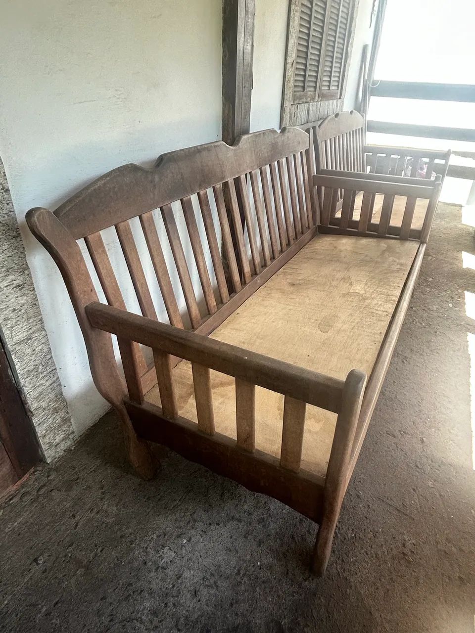 Sofá de madeira maciça 64311592614402122