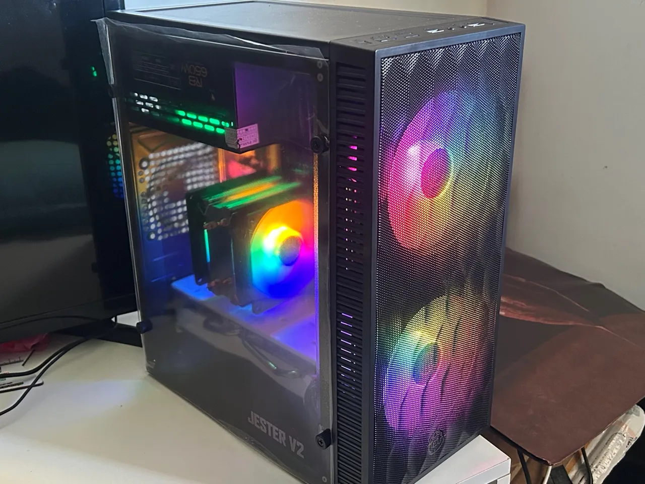 Pc Gamer Novo + Monitor + Mouse - Para qualquer jogo - parcelo