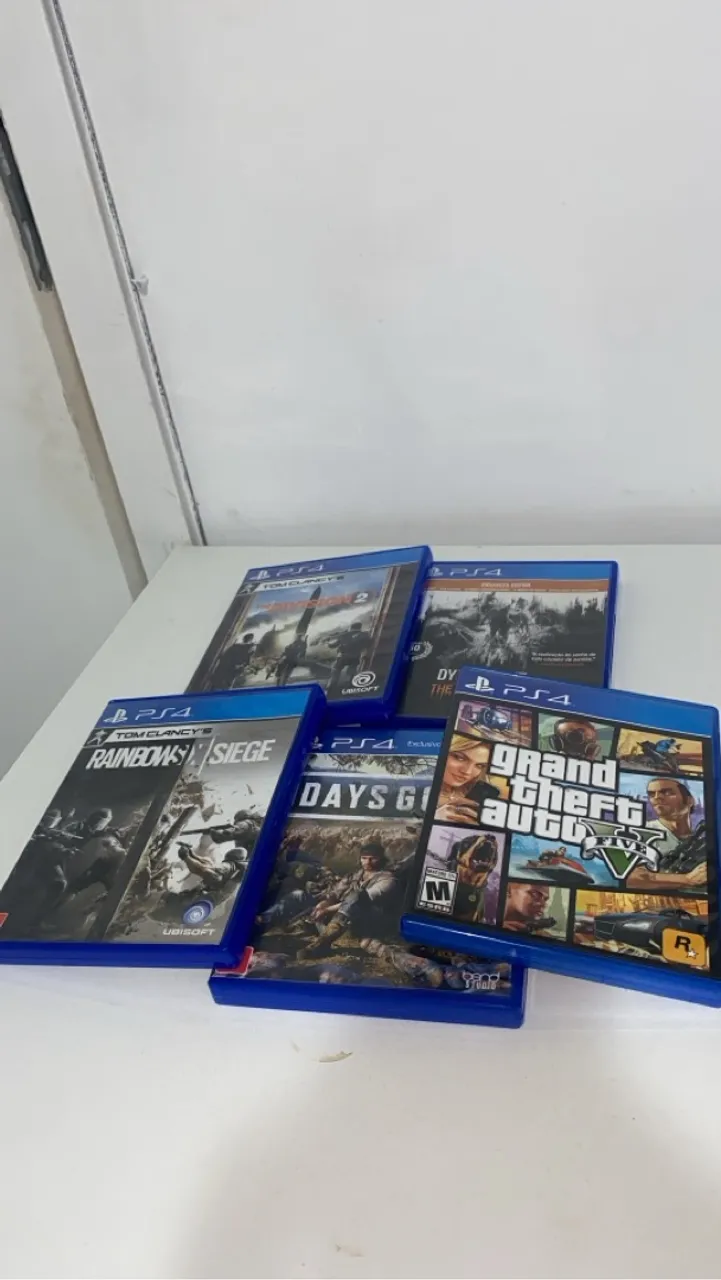 Jogos de ps4, todos por 250.