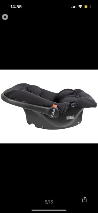 Bebê Conforto Cosco Kids 1 Posição Wizz 0 a 13kg - Novo - Foto 3