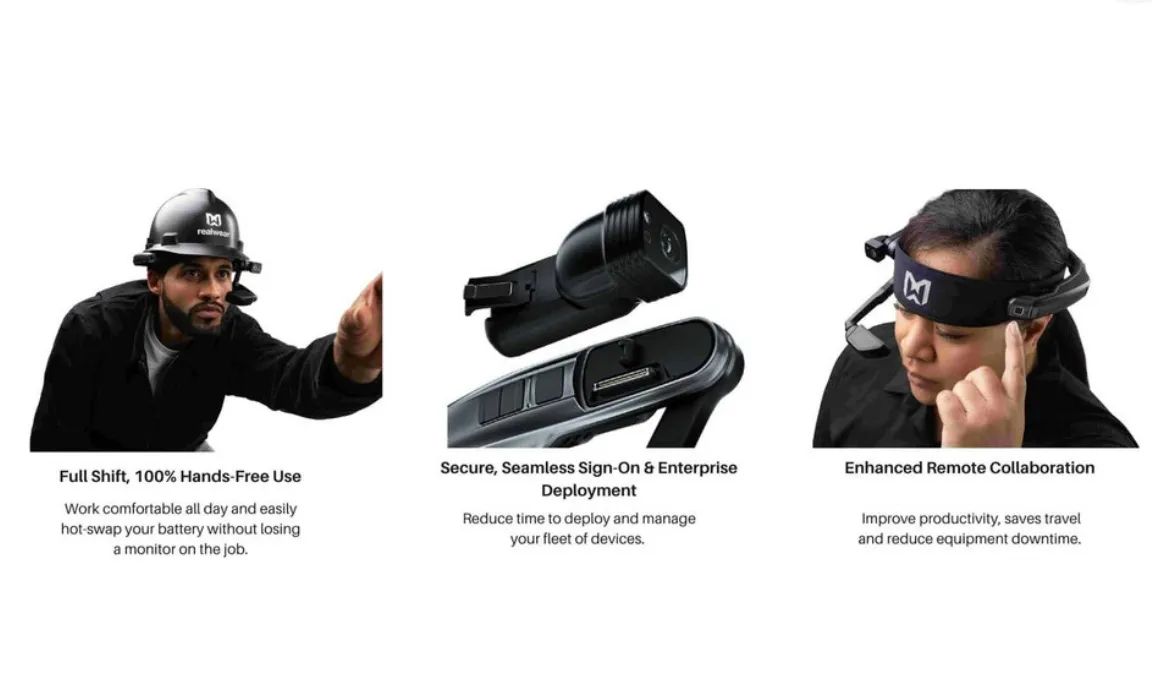 Headcamera Realwear Navigator 520 Com Controle Por Voz - Foto 2