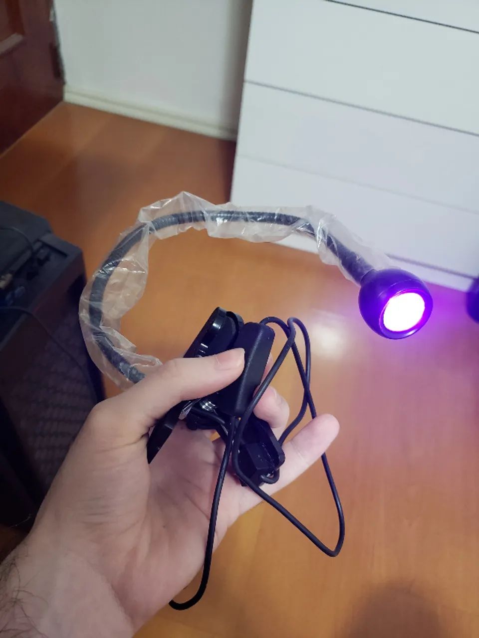 Clip Lâmpada UV - Preto - Foto 3