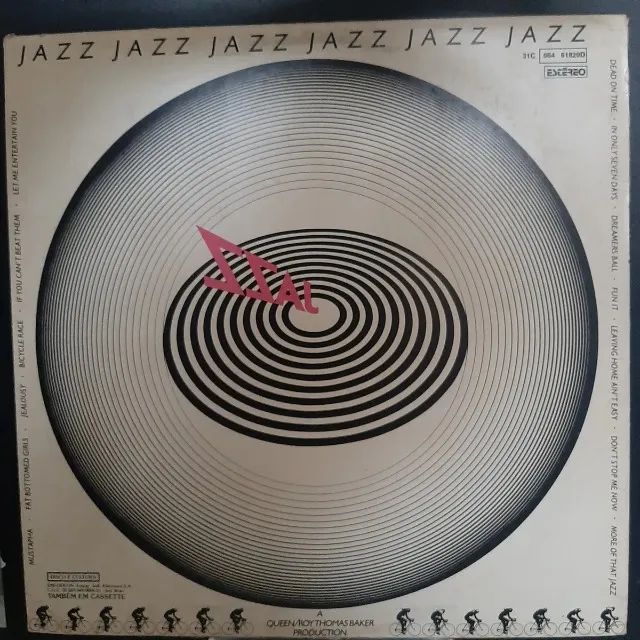 Lp Disco Vinil Queen Jazz 1978 Capa Simples Raro Original - Foto 2