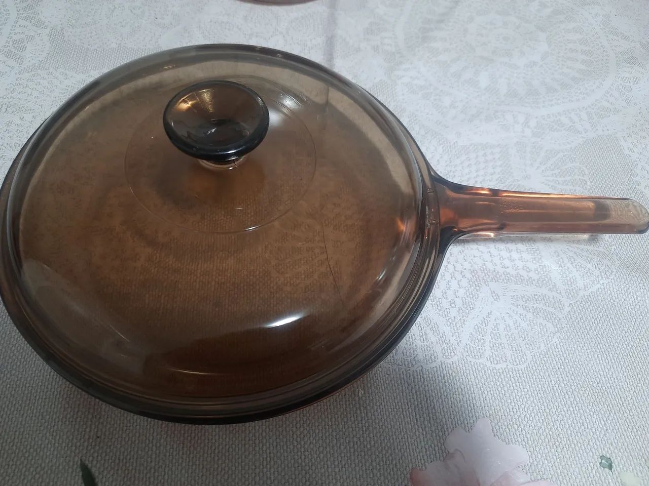 Frigideira de Vidro com Tampa 