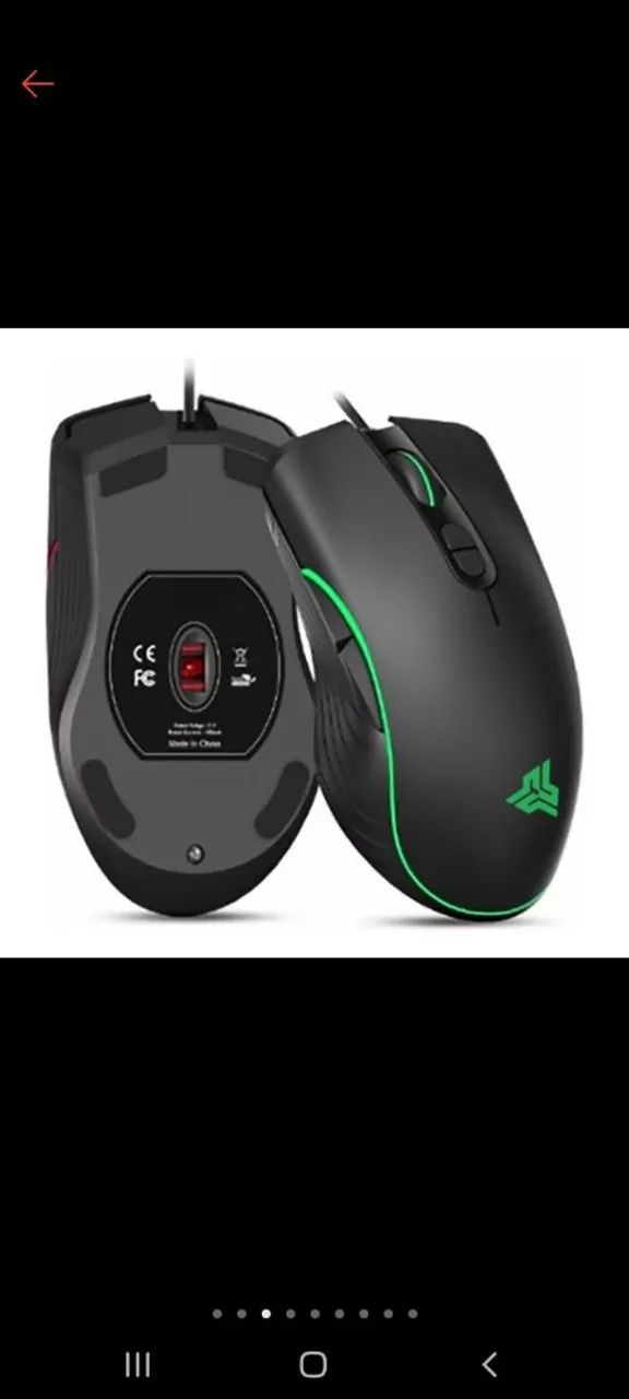 Mouse Gamer Knup Anúbis MU008 Ótico RGB - Foto 2