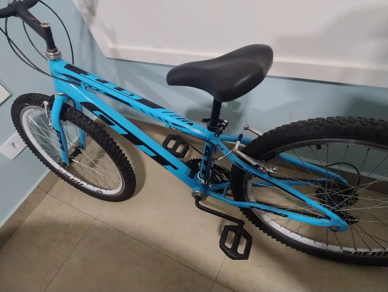 Bicicleta Aro 20 Azul - Foto 2