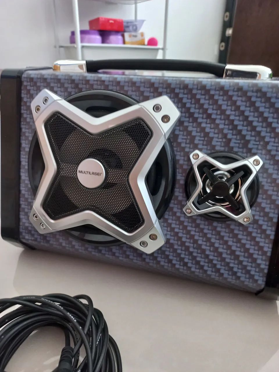 Caixa de som com microfone - Foto 3