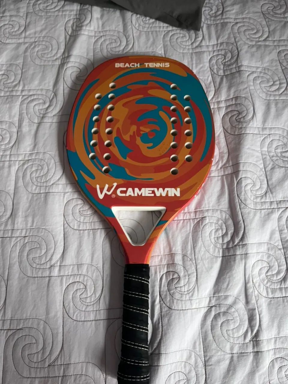 Raquete beach tênis camewin, acompanha capa e overgrip novo!