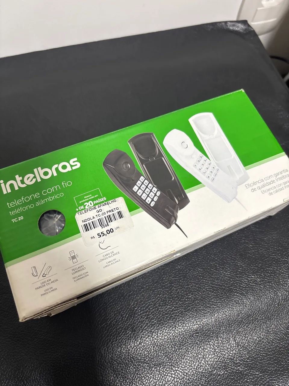 Telefone com fio INTELBRAS 