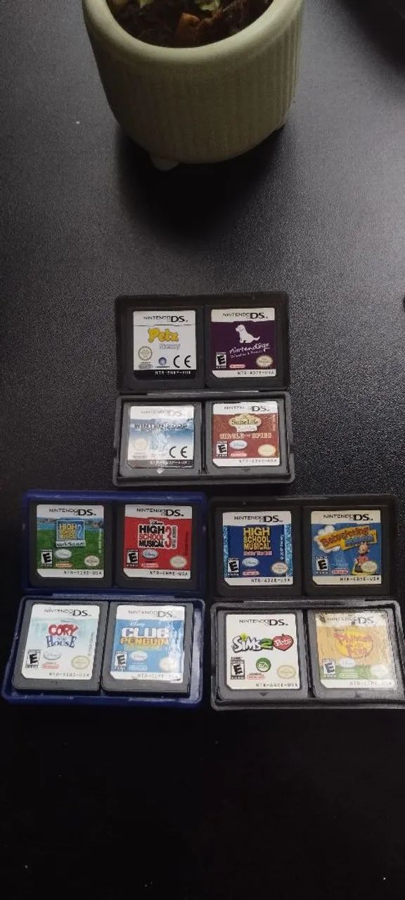 Lote de jogos Nintendo DS