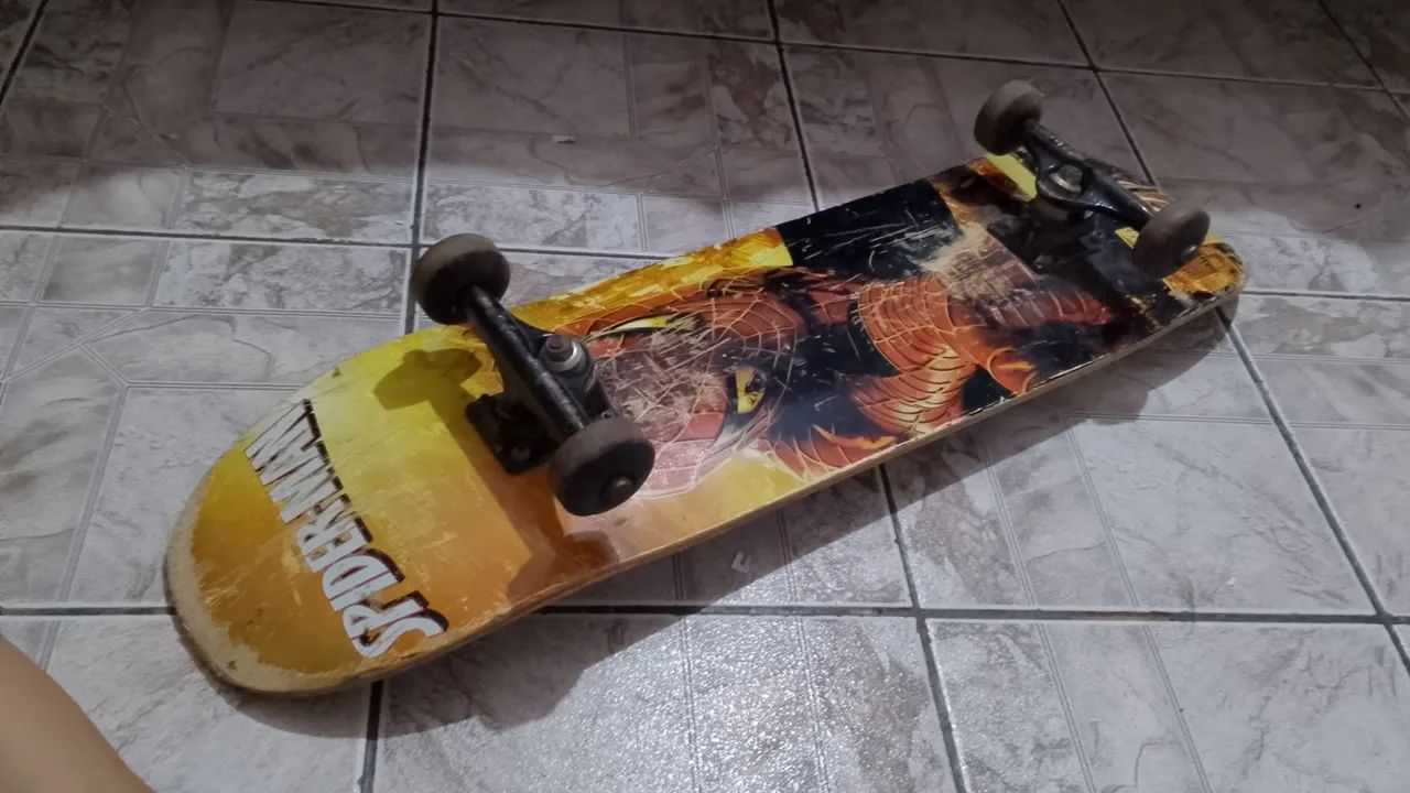 skate do homem aranha  - Foto 2