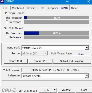 Intel Xeon E5 1630 v3 Processor64302534216834122