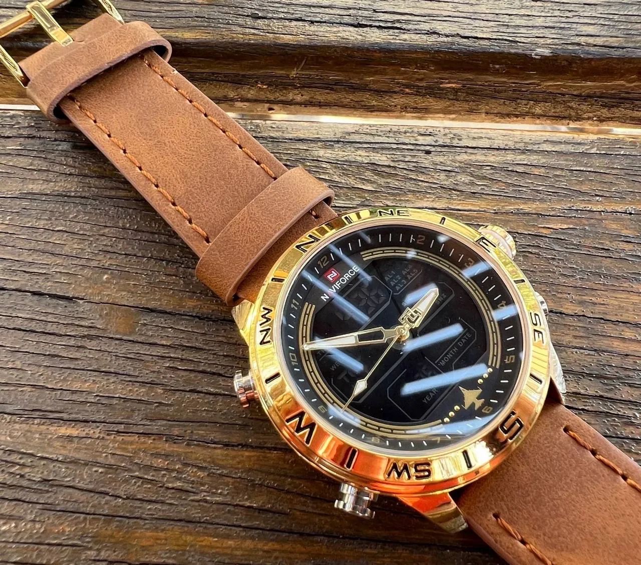Relógio Naviforce Dourado - Elegância e Funcionalidade - Foto 2