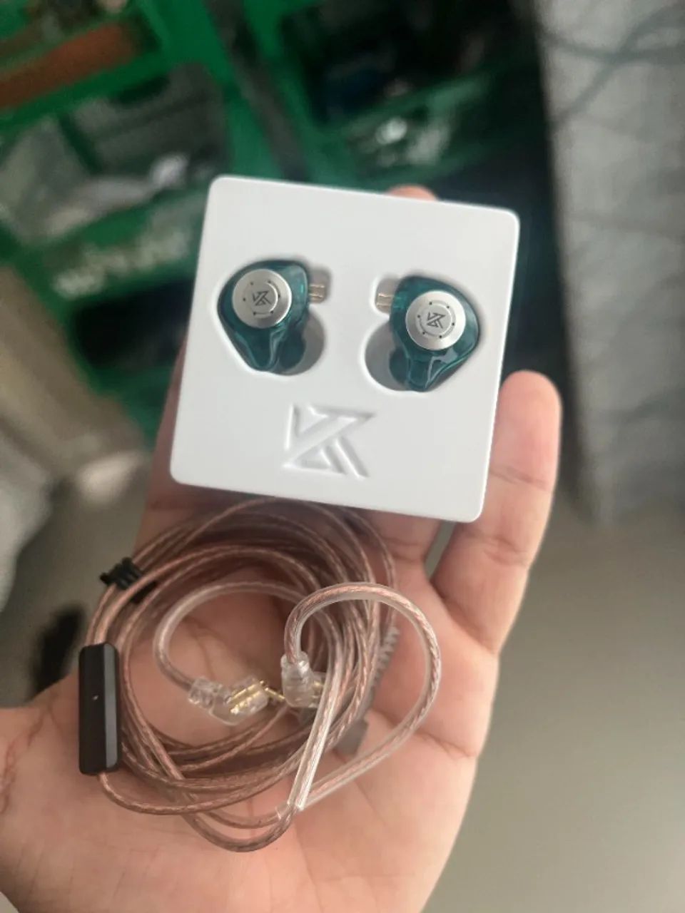 Fone de Ouvido KZ EDX PRO Dinâmico com Microfone
