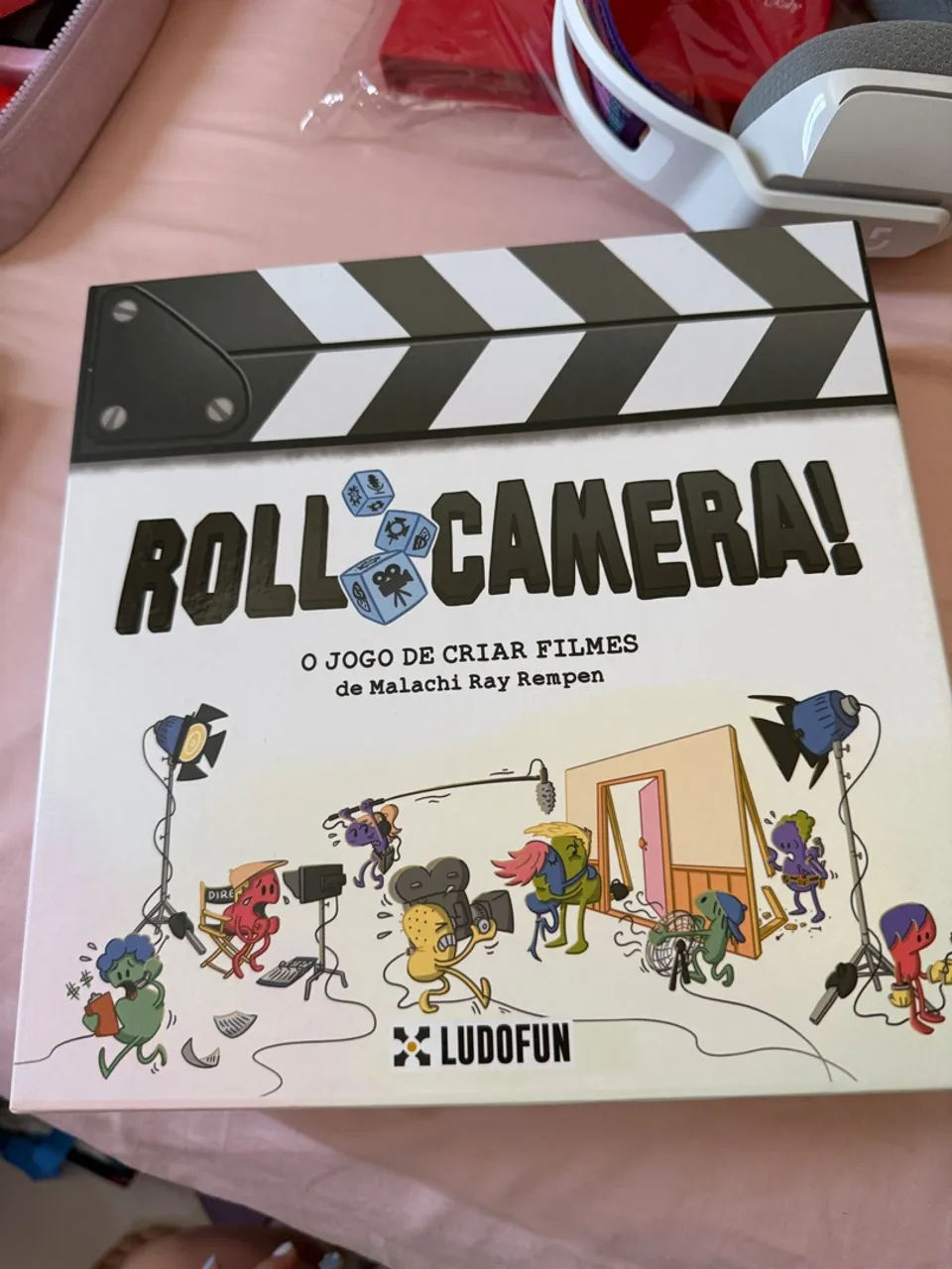 Roll Camera! - Jogo de Tabuleiro Criativo - Jogo usado apenas uma vez