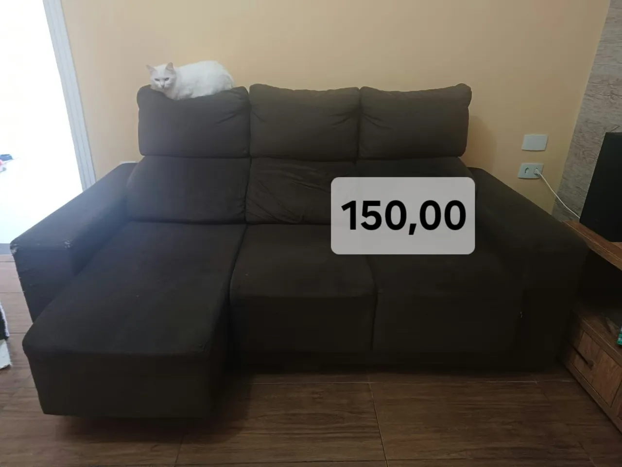 Sofá retrátil 3 lugares