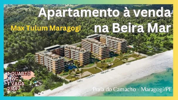Apartamento/Studio à venda no Max Tulum Maragogi em Maragogi - AL, 1 quarto 1 wc 1 vaga 19