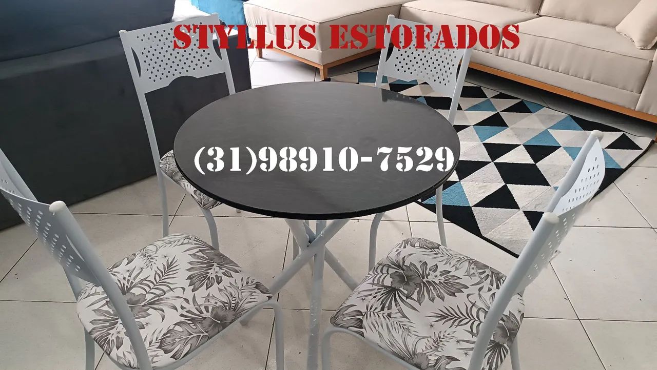 Mesa de Jantar 4 Cadeiras64962115838465120
