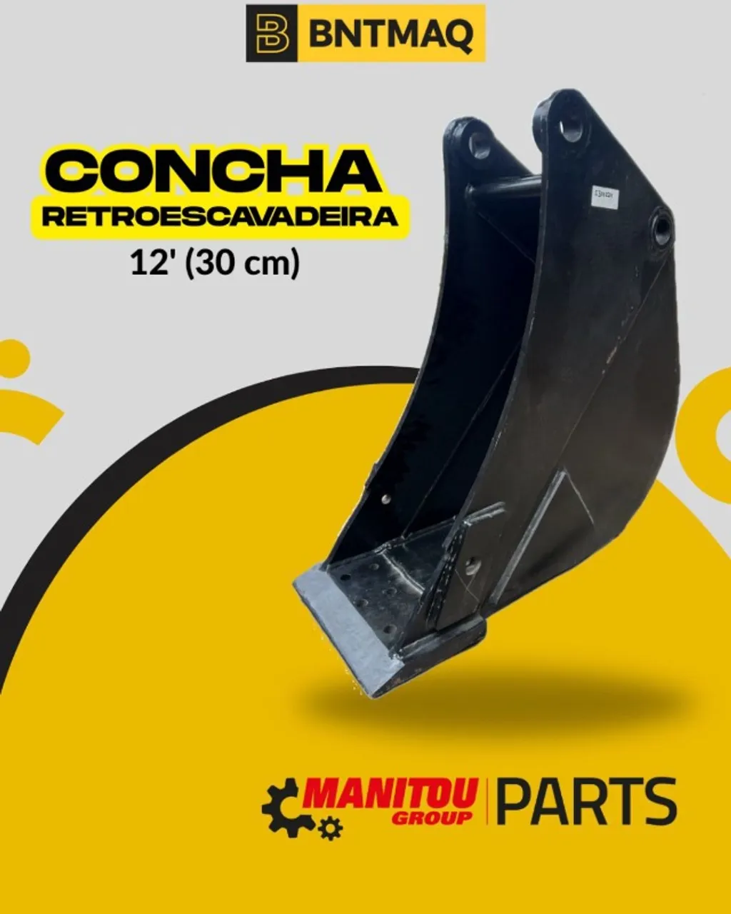 CONCHA RETROESCAVADEIRA 30CM 12"