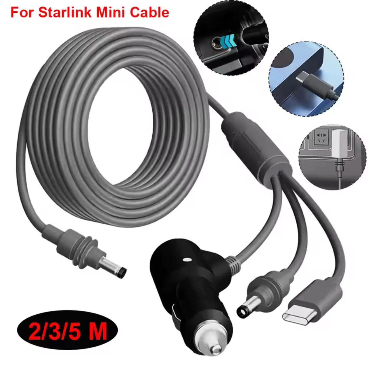 Cabo starlink mini 3 em 1  - Foto 2
