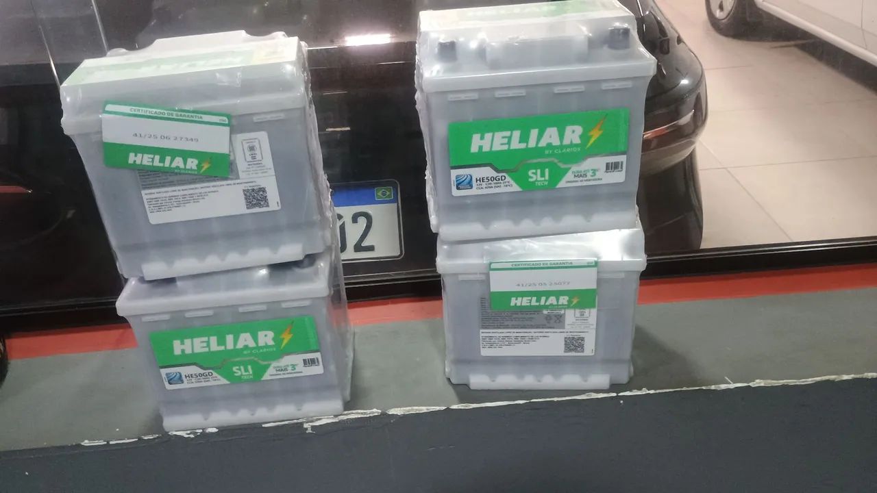 Heliar de 50 ah zero bala lacrada nunca foi usada  - Foto 3