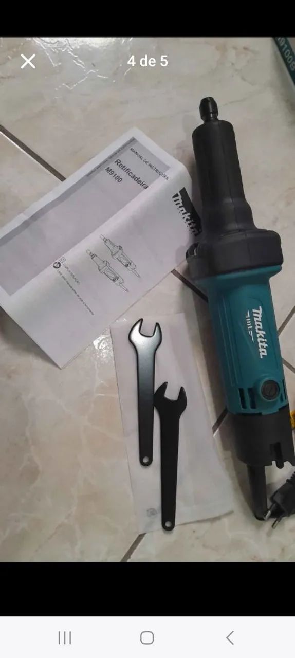 Esmerilhadeira Angular Makita M9100B 127V - Foto 2