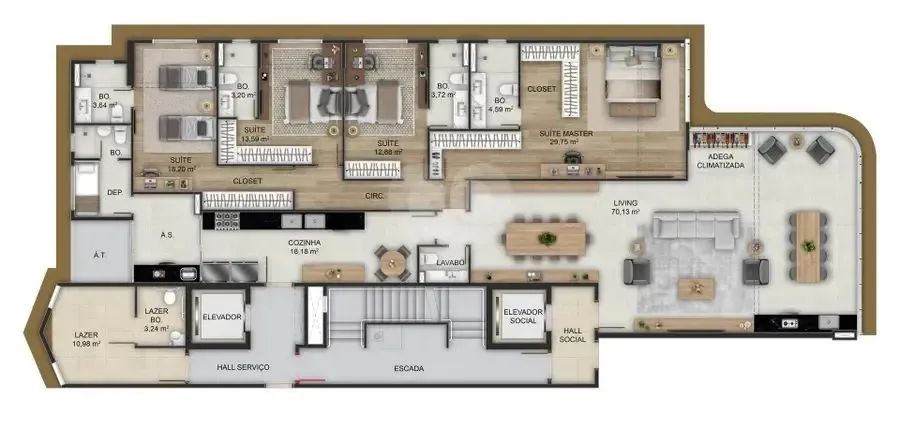 Cobertura Duplex em Praia do Canto - Vitória ES - Foto 4