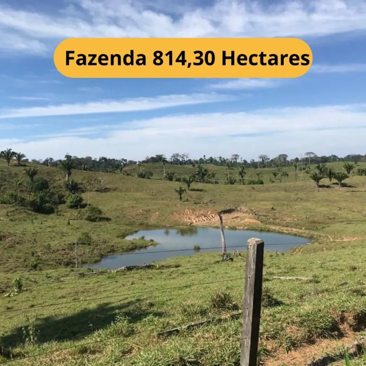 Excelente fazenda à venda, com 814,30 hectares no município Sena Madureira/AC