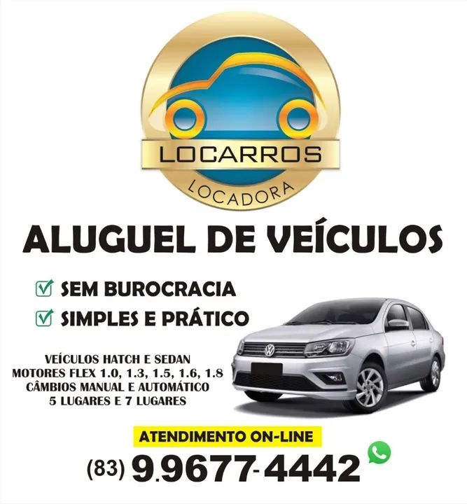 Aluguel de veículos - rent a car - Locarros