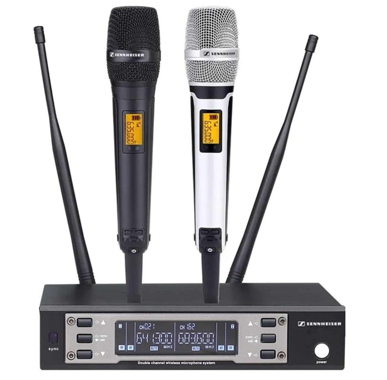 Microfone Sem Fio Sennheiser - Kit Duplo - Profissional