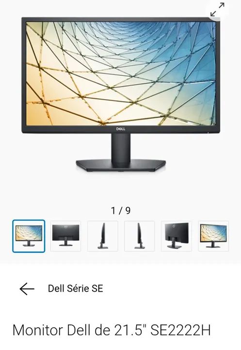 Monitor Dell SE2222H 21.5'' Full HD