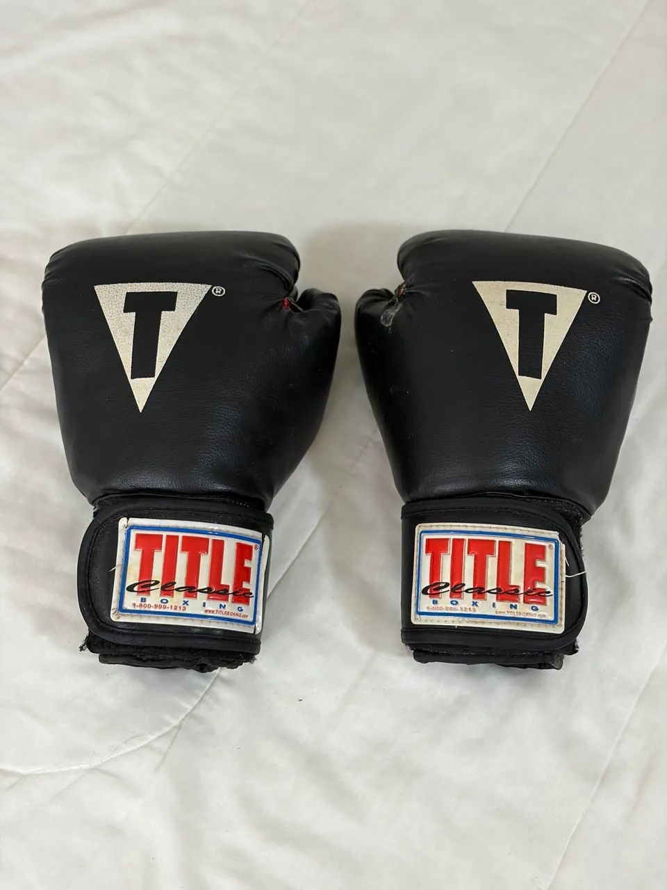 Luvas de Boxe Title Classic (14oz) + Ataduras Everlast (5 metros)