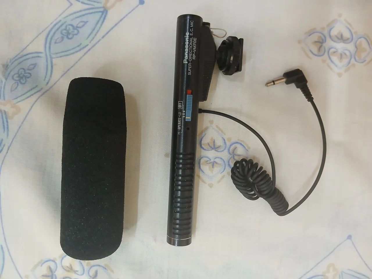 Microfone Panasonic Super Direcional RP VM70E