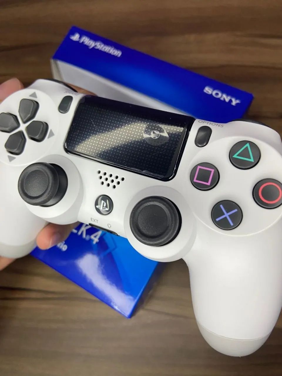 CONTROLE PS4 SONY BRANCO - Foto 2