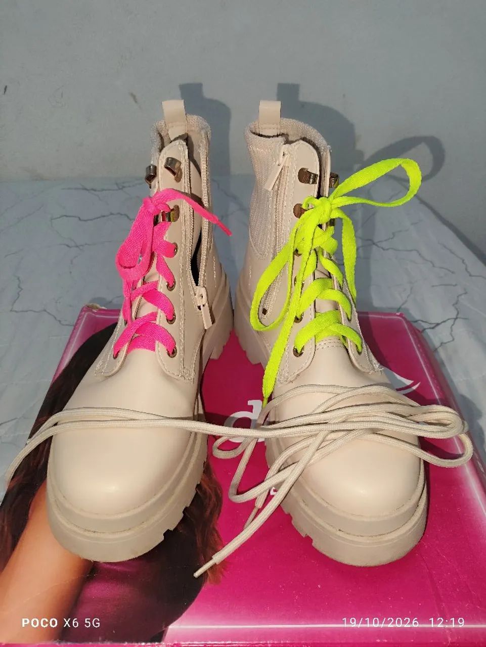 Bota coturno 