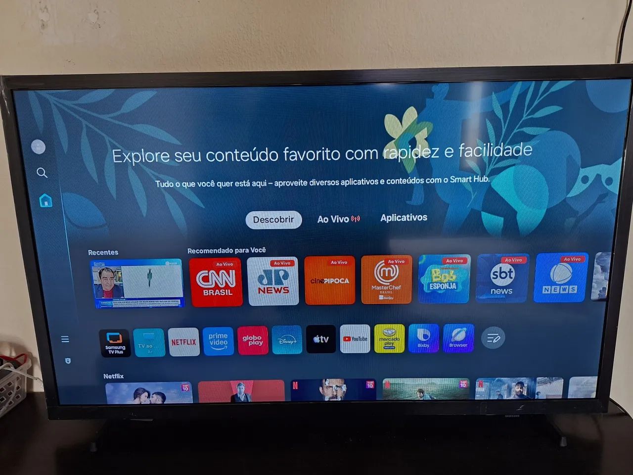  Vendo TV Samsung Smart 32 polegadas  - Foto 3