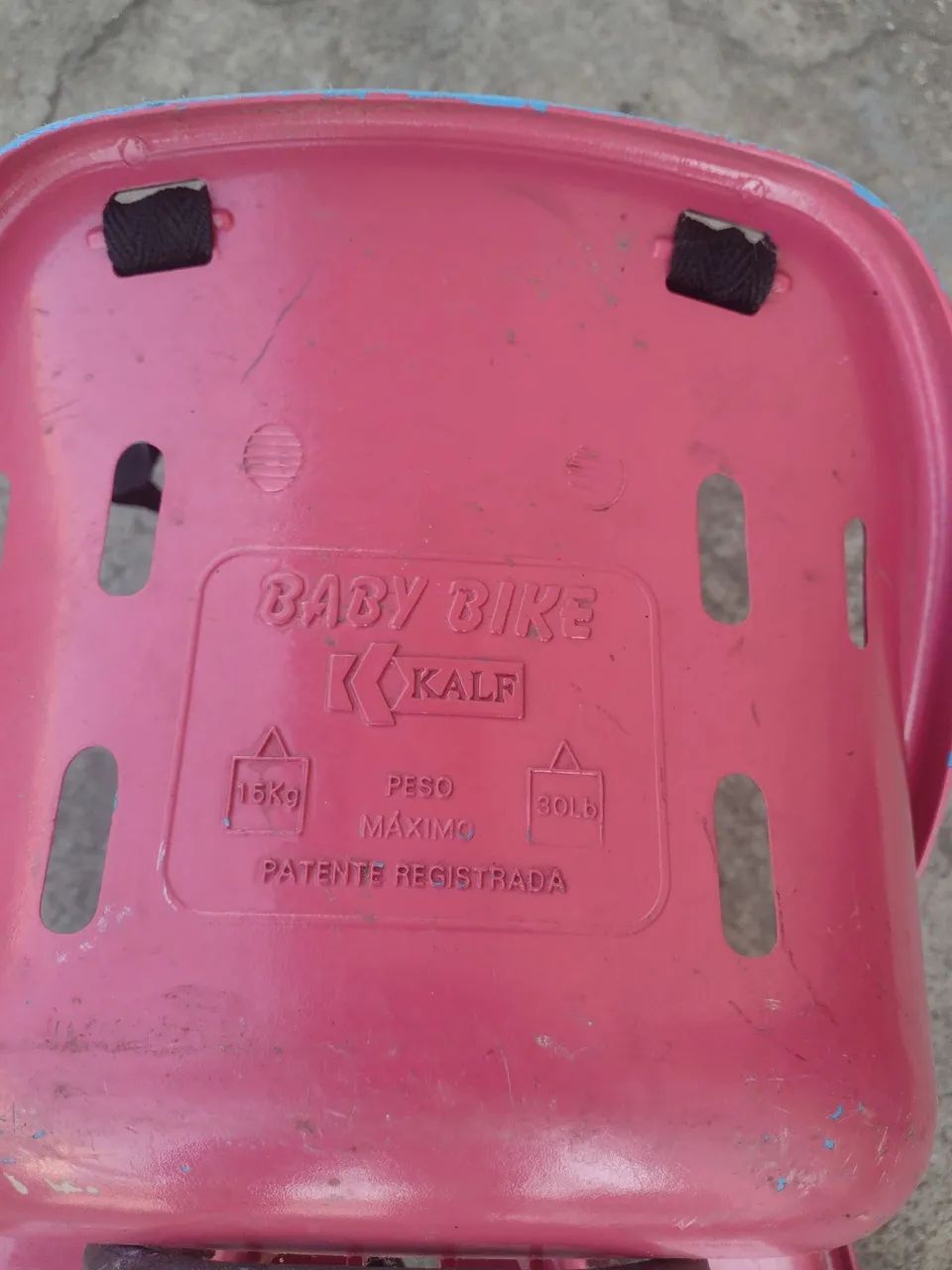 Cadeirinha de bicicleta de frente  - Foto 3