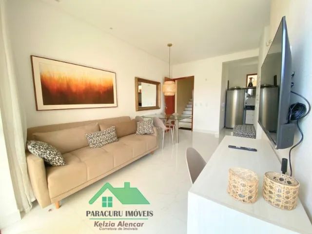 Alugo apartamento de dois quartos mobiliado no Paracuru Beach