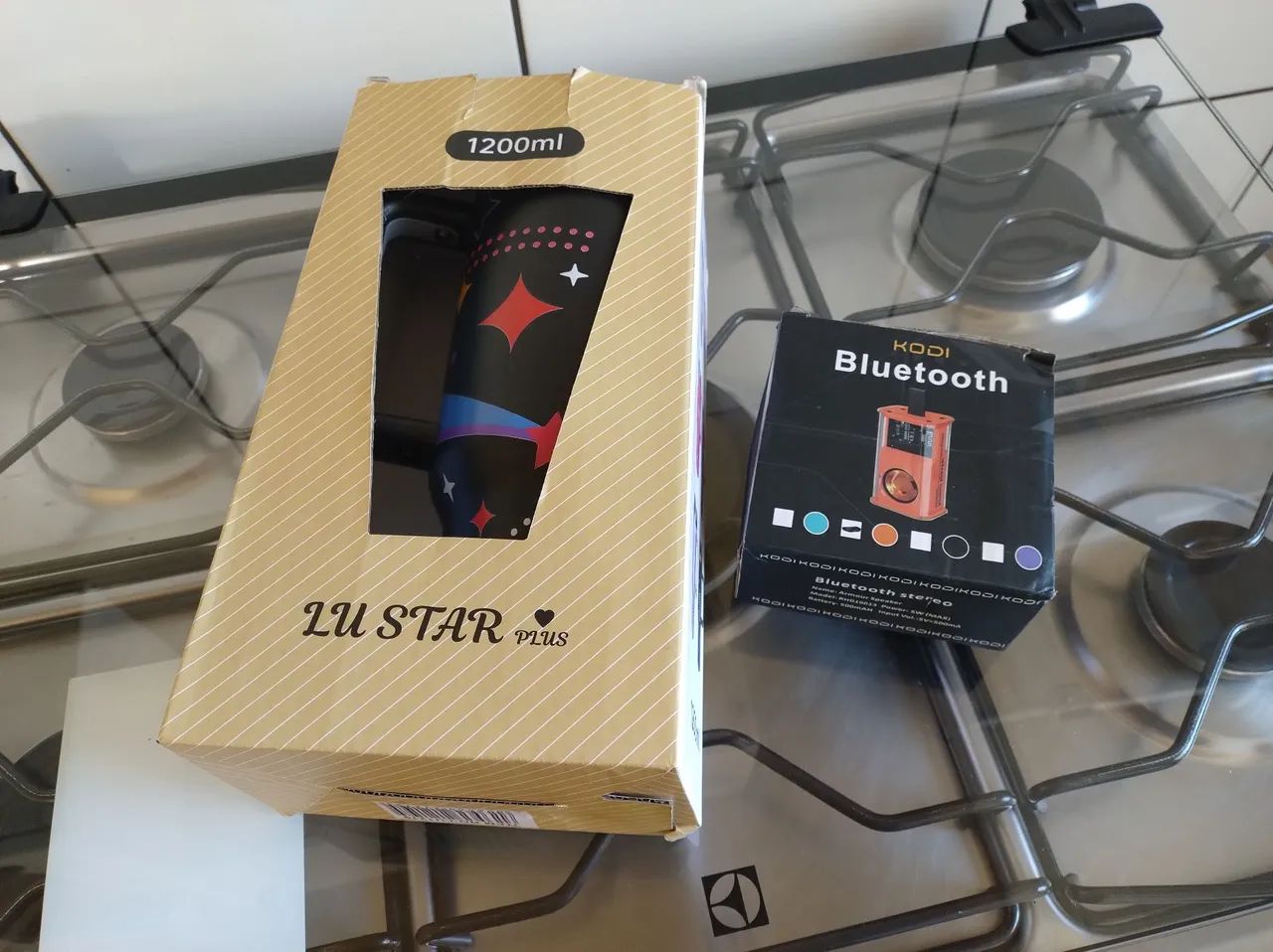 Copo térmico + Caixa de som Bluetooth 
