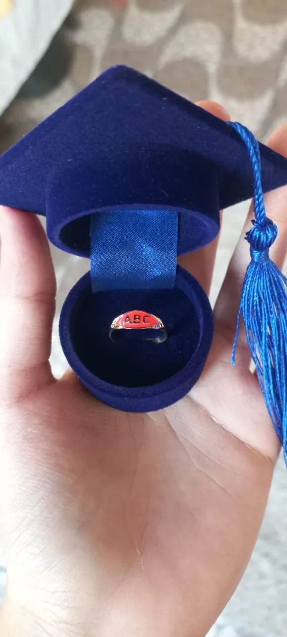 Anel de formatura + caixinha  - Foto 2