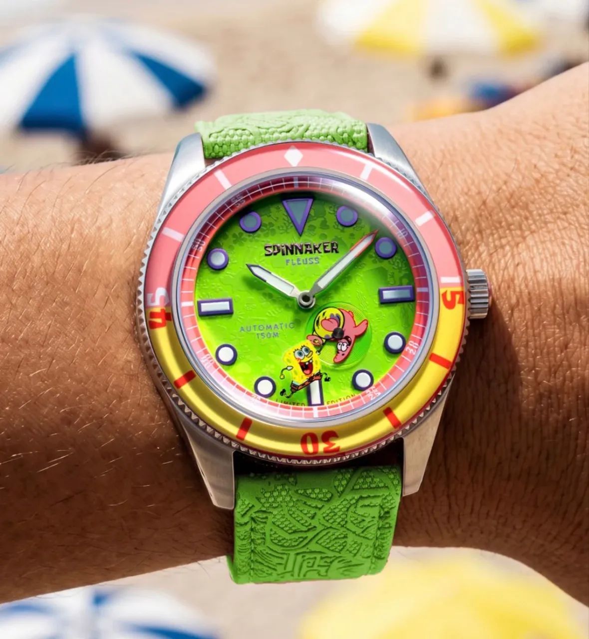 Relógio Spinnkaer Bob Sponja Edição Limitada Verde  - Foto 3