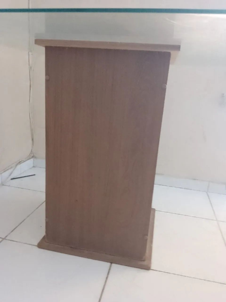 Mesa com tampo de vidro - Foto 2