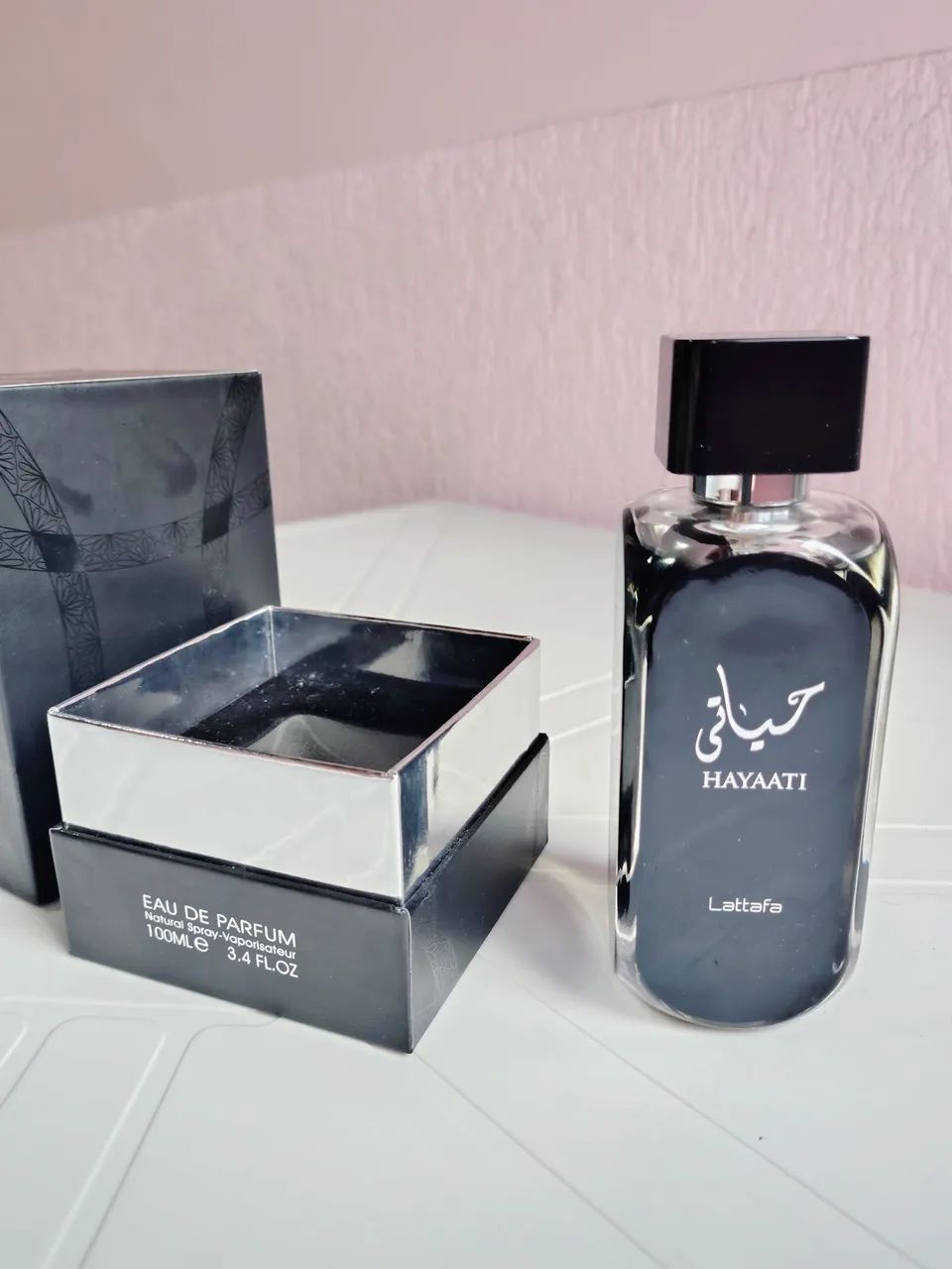 Perfume hayaati Black lattafa 100ml - Foto 2