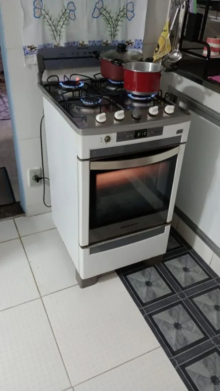 Fogão 4 bocas Brastemp 