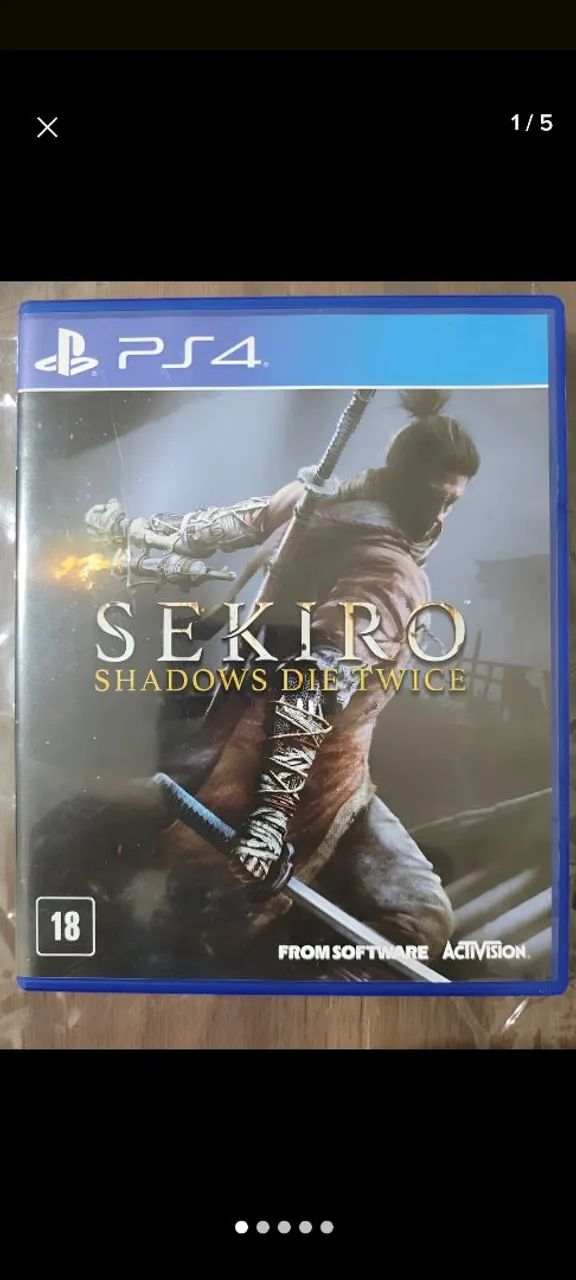 Jogo de vídeo game ps4 e PS5 . Sekiro 