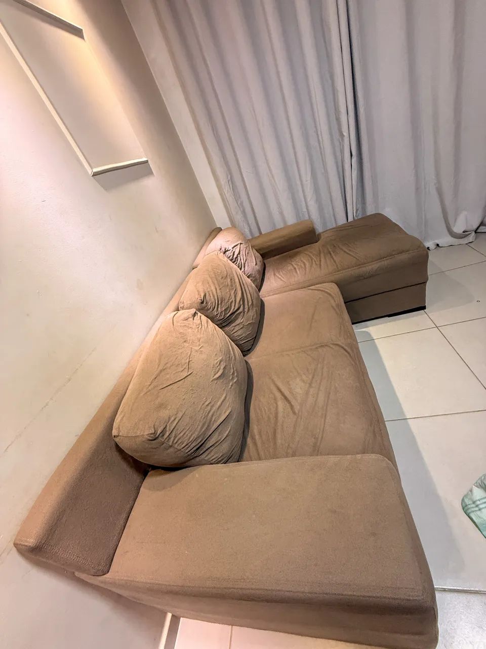 Sofa retrátil fixo 2,40m PRA HOJE