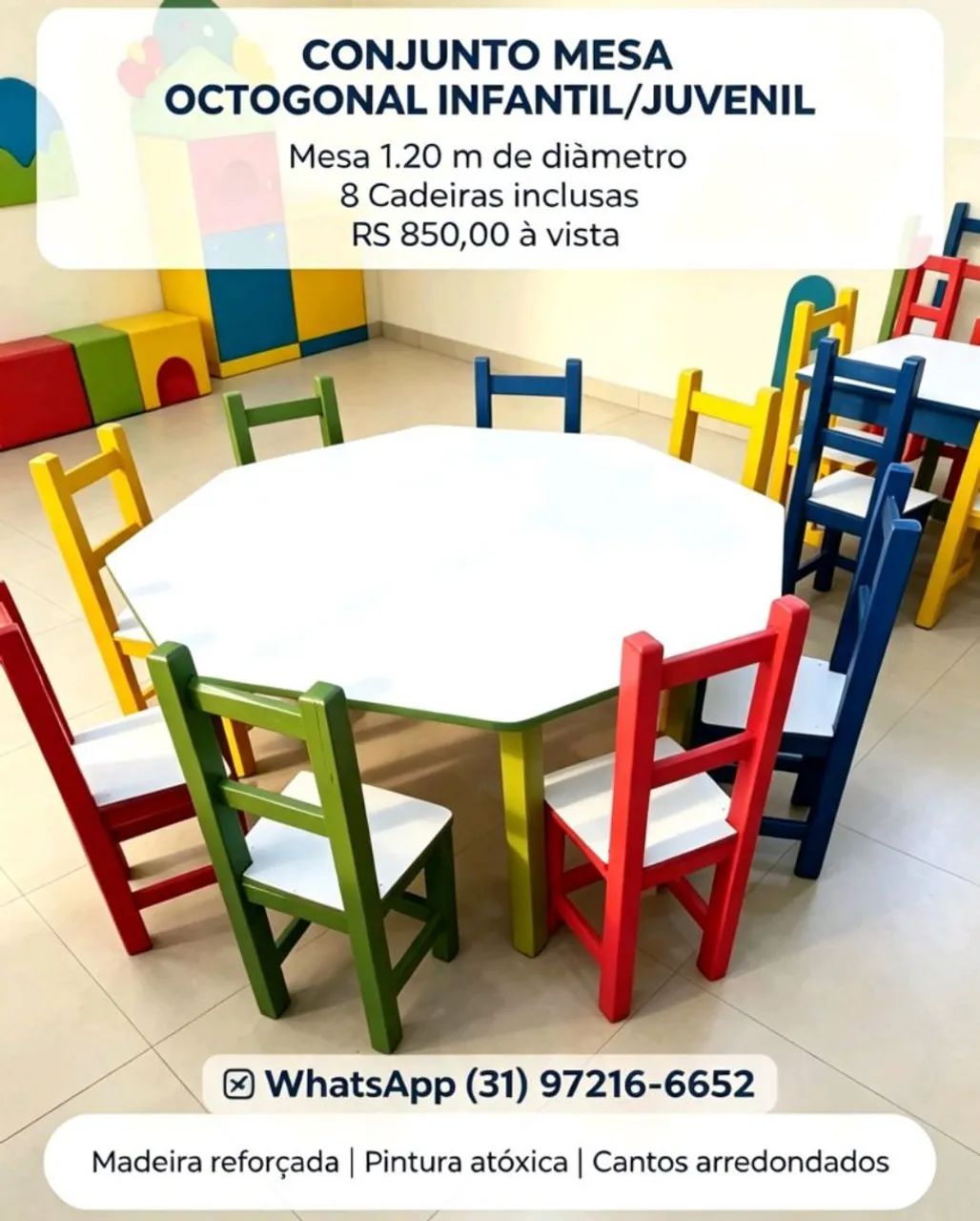 Jogo de mesa infantil 
