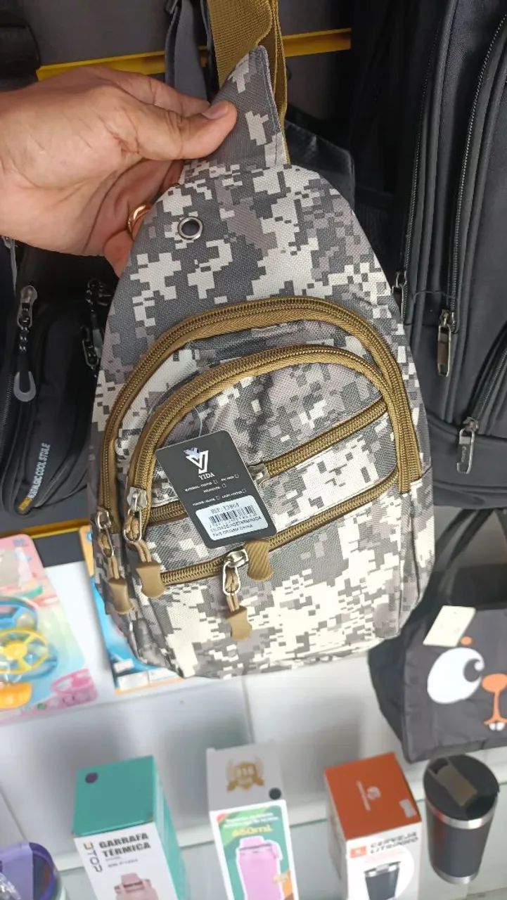 Mini mochila transversal para motoboy  - Foto 3