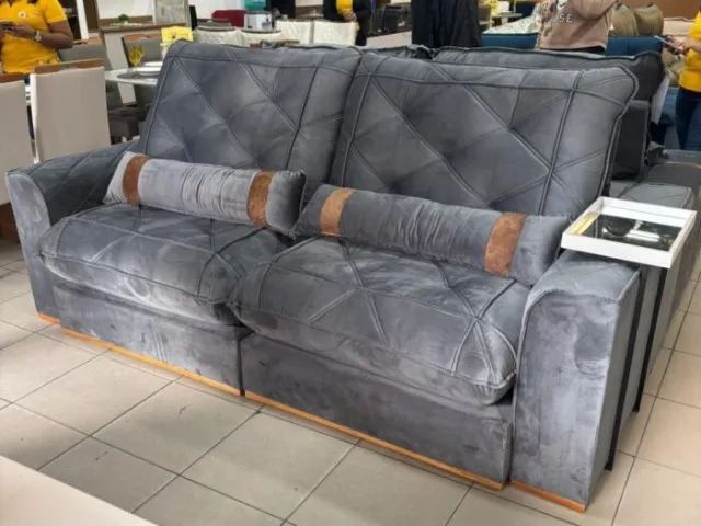 SOFÁ RETRÁTIL RECLINÁVEL 250CM - Foto 3