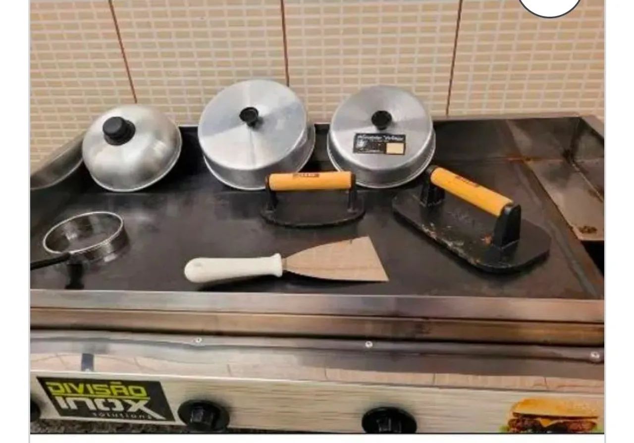 Chapa para sanduíche à gás 
